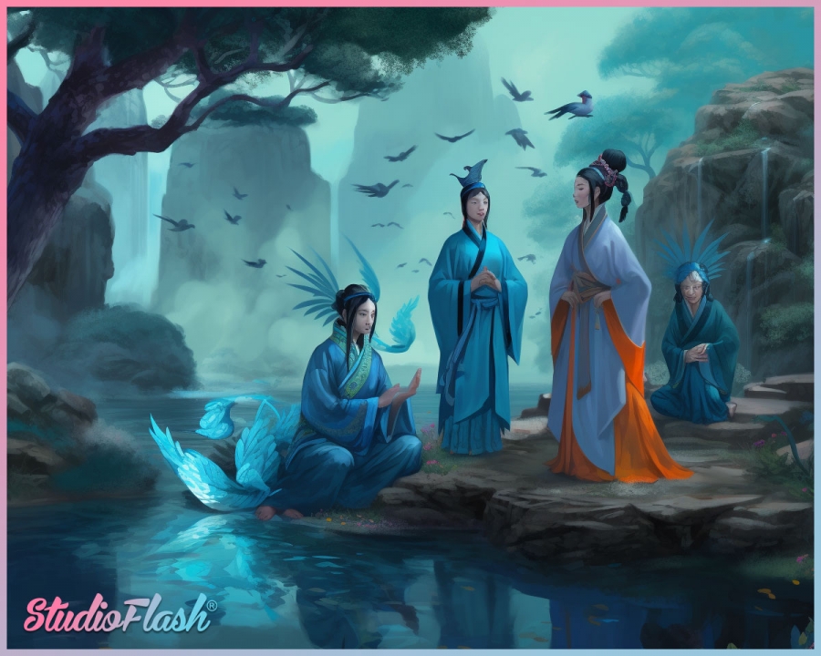 Az ókori kínai vallási kultúrában a kék ruhák különleges szerepet töltöttek be