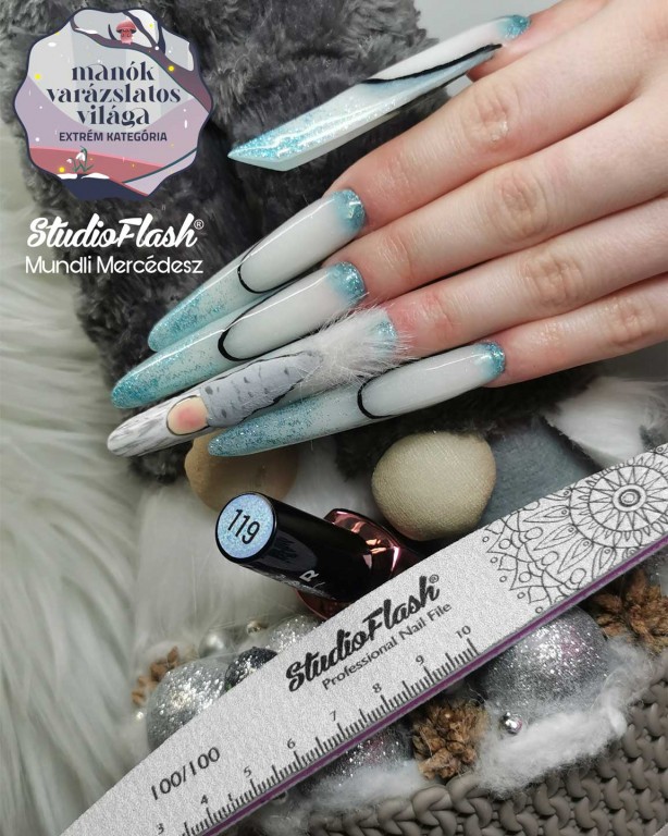 Akryl gél, sablonos építés