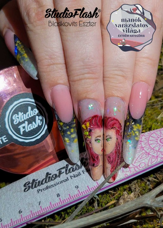 Zselé alapra wondergéllel, és zselével készült