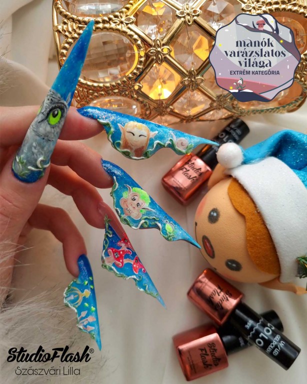 A köröm akrilból készült