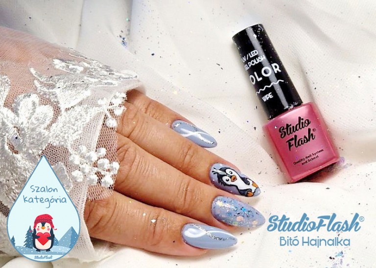 A köröm színèhez a StudioFlash Gel Color 46