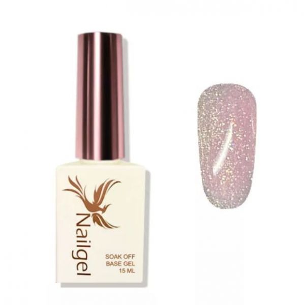 NAILGEL - PIXIE BASE 03 COMPACT BASE 15ML - COVER PINK CSILLÁMOS BASE GEL