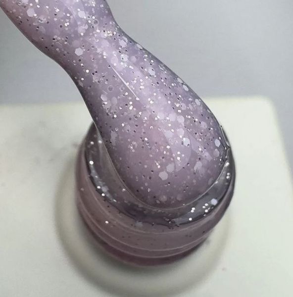 NAILGEL - SNOWFLAKE BASE GEL 02 - REFLEKTÍV COMPACT BASE KÜLÖNLEGES CSILLOGÁSSAL