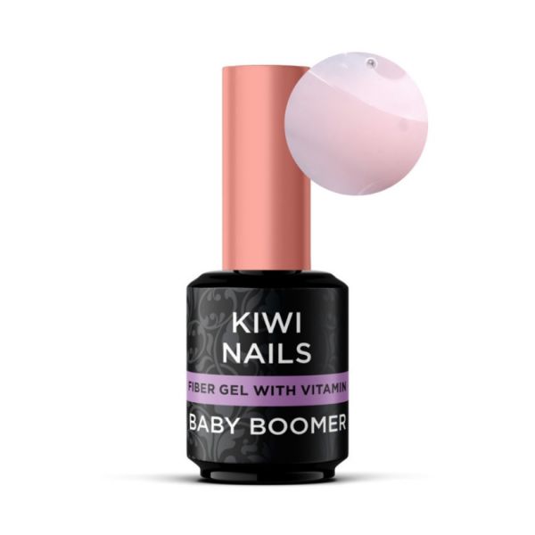 KIWI NAILS - FIBER GEL 15 ML - BABY BOOMER