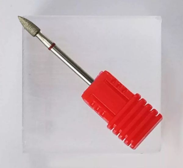 NAILGEL - CSISZOLÓFEJ SZÁRAZ MANIKŰRHÖZ - BULLET - FINOM (PIROS)