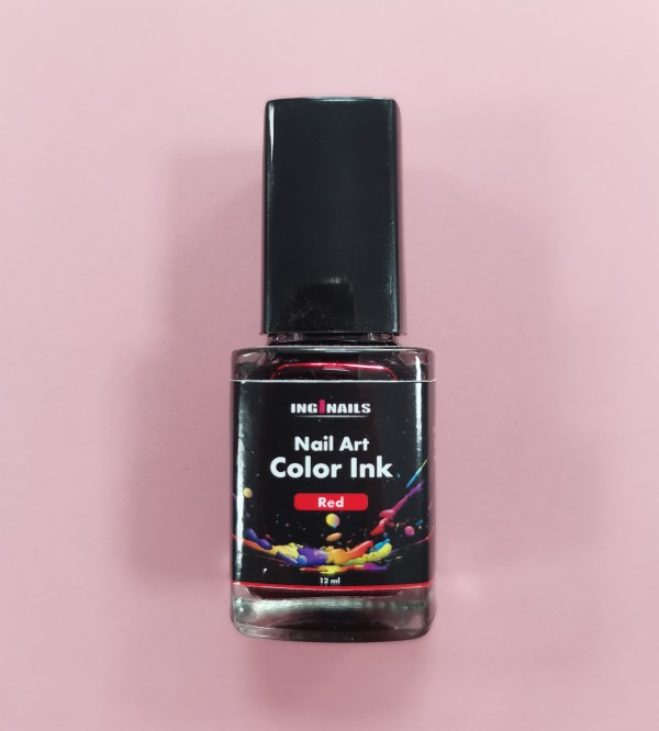 NAIL ART COLOR INK - RED - 12ML