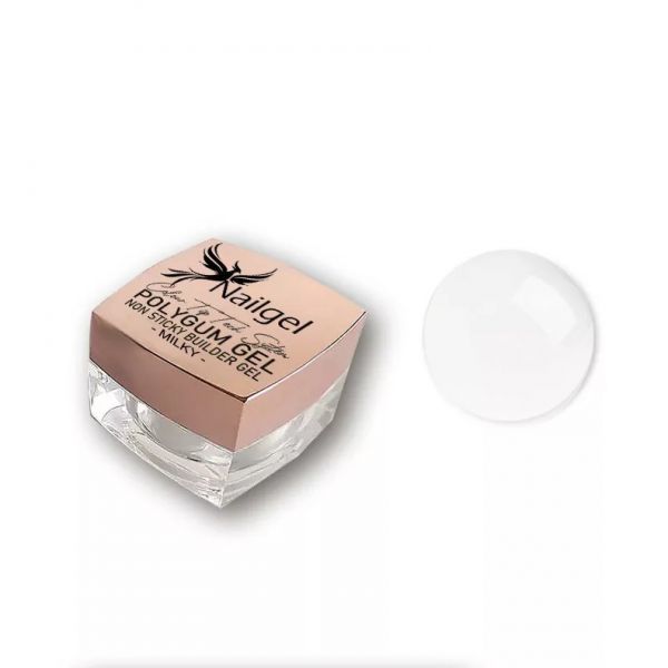 NAILGEL - POLYGUM GEL - MILKY GYURMAZSELÉ