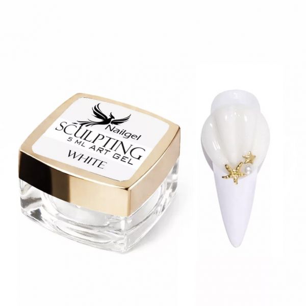 NAILGEL - SCULPTING WHITE GYURMAZSELÉ - FEHÉR GYURMAZSELÉ