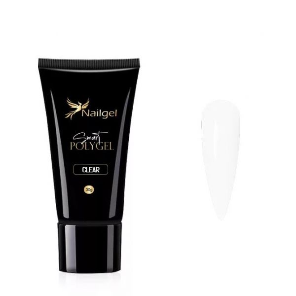 NAILGEL - SMART POLYGEL CLEAR - 30G - ÁTLÁTSZÓ POLYGEL