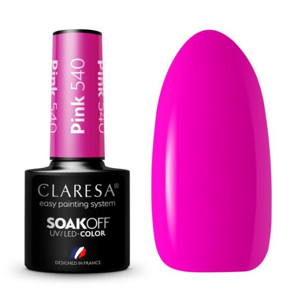 UV/LED GÉLLAKK - PINK 540 - 5 ML - CLARESA