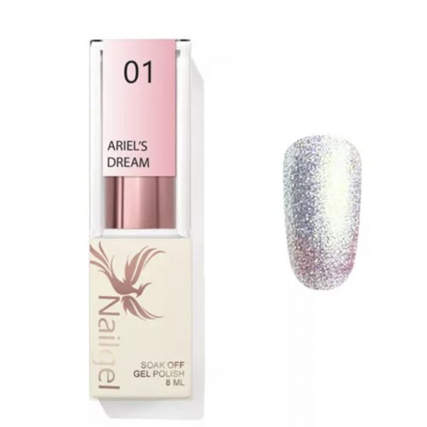 NAILGEL - ARIEL'S DREAM 01 - 8ML - GÉL LAKK