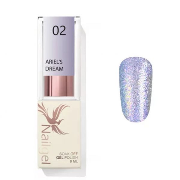 NAILGEL - ARIEL'S DREAM 02 - 8ML - GÉL LAKK
