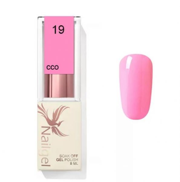 NAILGEL - CCO 019 RÓZSASZÍN - 8ML - GÉL LAKK