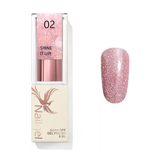 NAILGEL - SHINE IT UP! 002 - 8ML - REFLEKTÍV GÉL LAKK