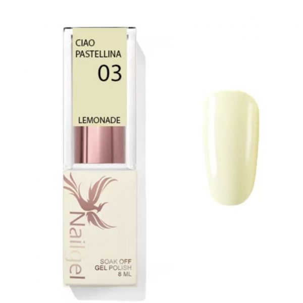 NAILGEL - CIAO PASTELLINA 03 - 8ML - CITROMSÁRGA GÉL LAKK