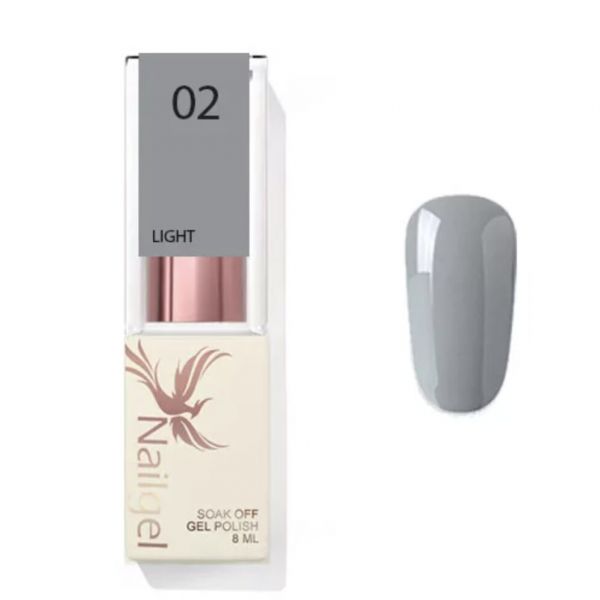 NAILGEL - LIGHT 02 - 8ML - SZÜRKE GÉL LAKK