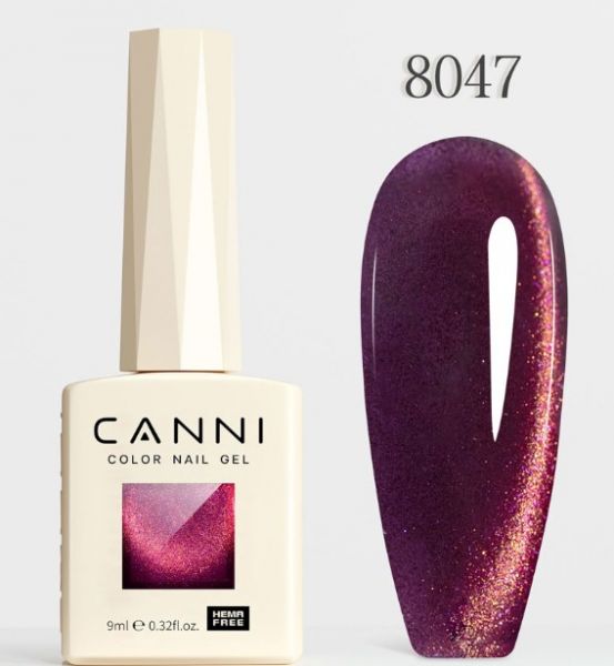 UV/LED CAT EYE GÉLLAKK COLOR 8047 - 9 ML - CANNI