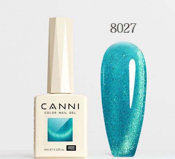 UV/LED CAT EYE GÉLLAKK COLOR 8027 - 9 ML - CANNI