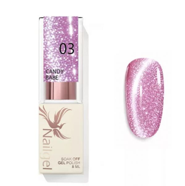 NAILGEL - CANDY BABE 03 - 8ML - CAT EYE GÉL LAKK