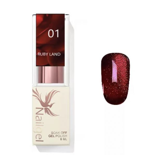NAILGEL - RUBYLAND 01 - 8ML - CAT EYE GÉL LAKK