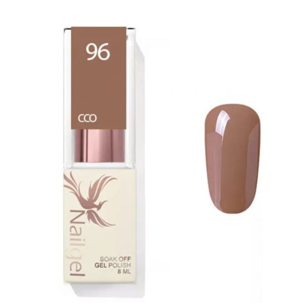 NAILGEL - CCO 096 ÁTLÁTSZÓ BARNA - 8ML - GÉL LAKK
