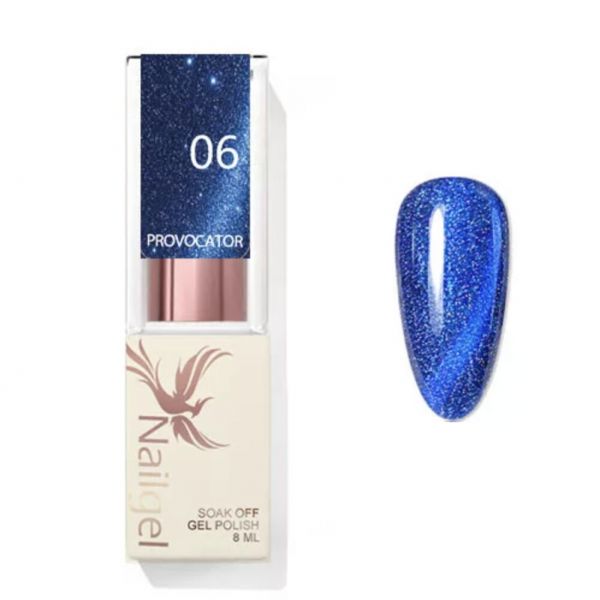 NAILGEL - PROVOCATOR 06 - 8ML - REFLEKTÍV MÁGNESES GÉL LAKK