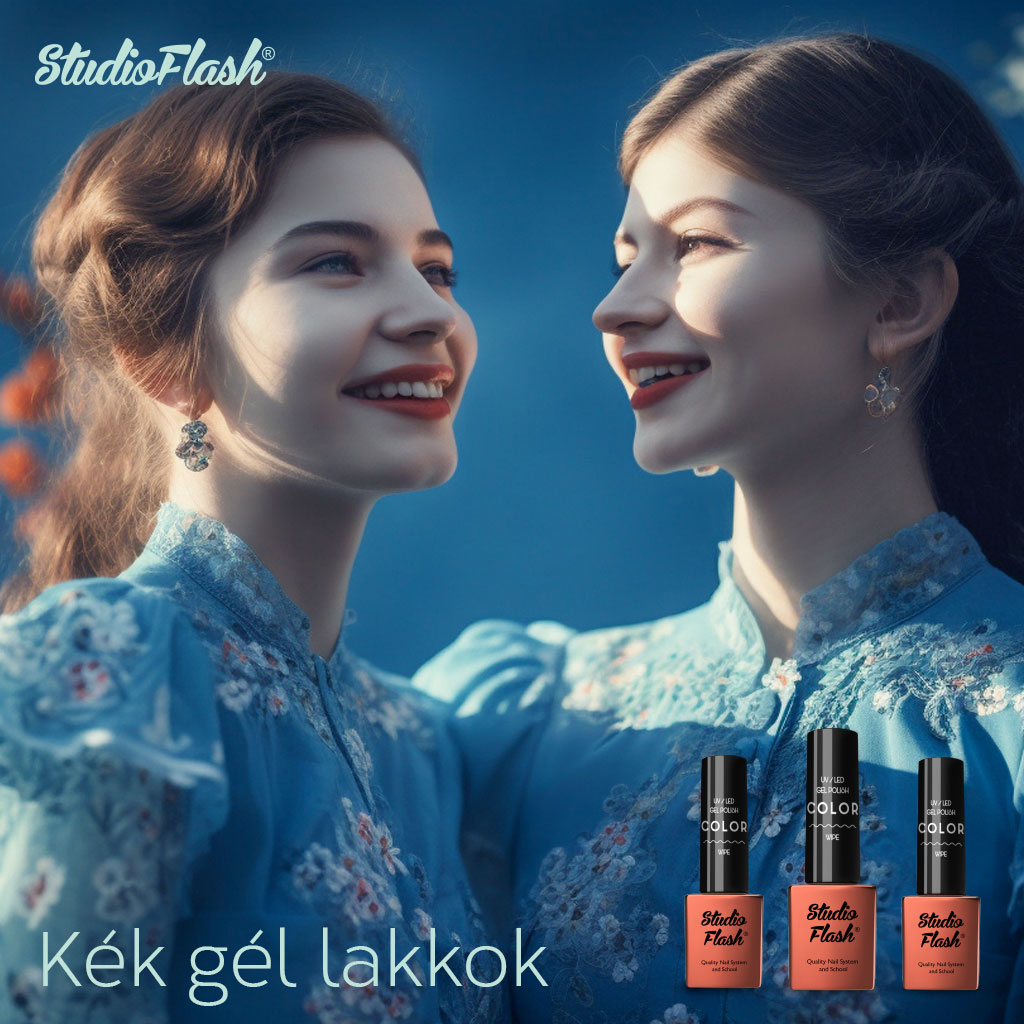 Kék gél lakk