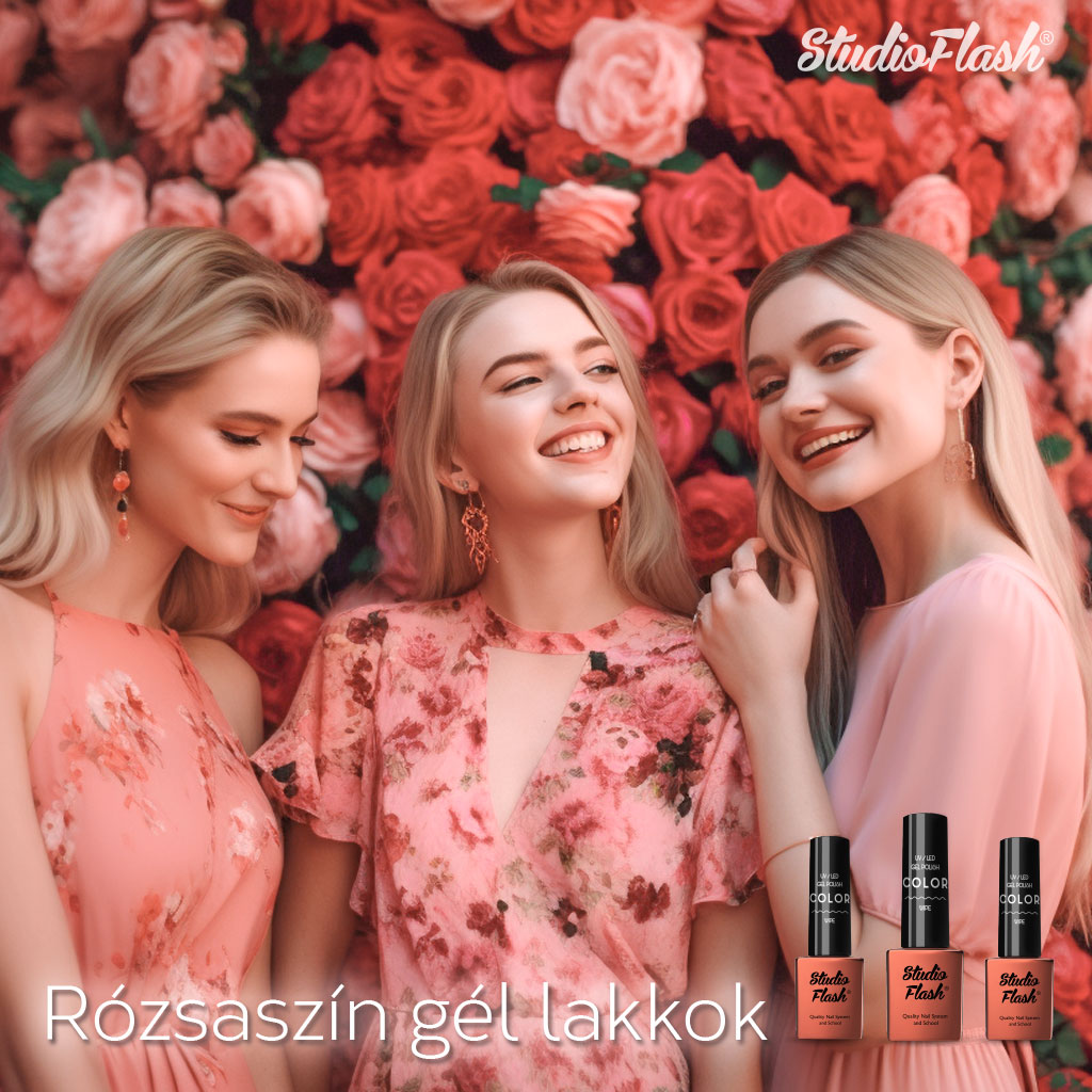 Rózsaszín gél lakk