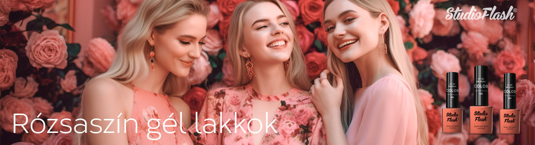 Rózsaszín gél lakk