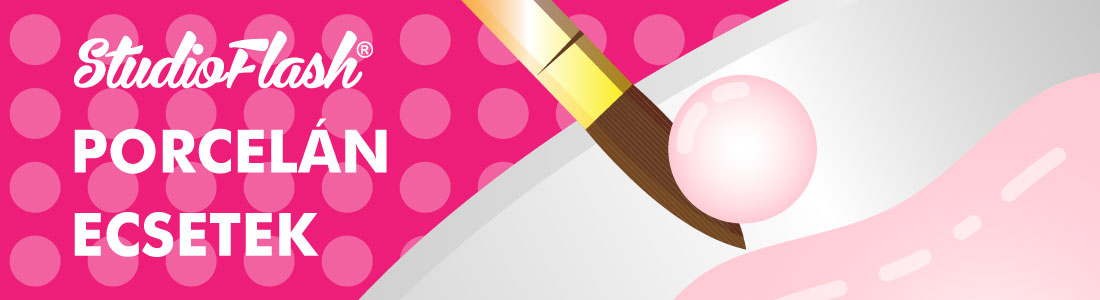 Ecsetek - porcelánhoz