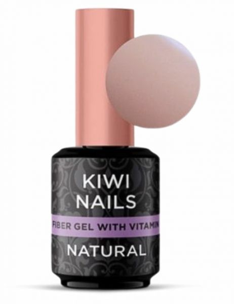 Fiber gel 15 ml - Natural - Kiwi Nails