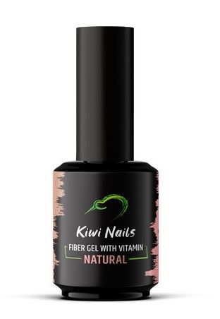 Fiber gel 15 ml - Natural - Kiwi Nails