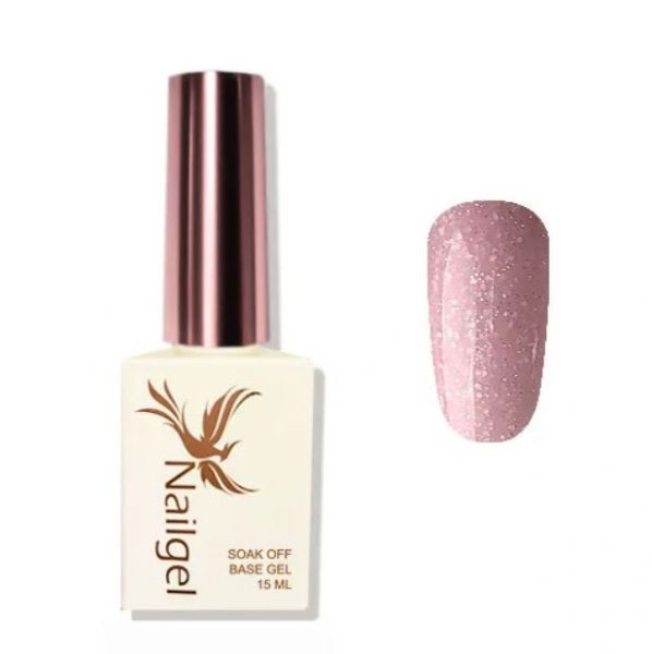 Nailgel - Snowflake Base Gel 03 - Reflektív compact base különleges csillogással