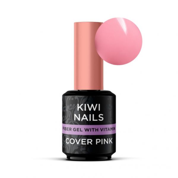 Fiber gel 15 ml - Cover Pink - Kiwi Nails