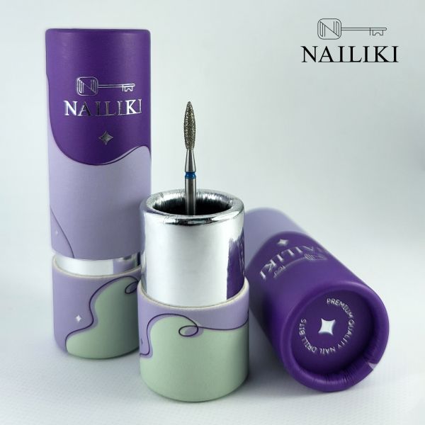 Csiszolófej manikűrhöz - nagy rizsszem - Medium Kék - NAILIKI