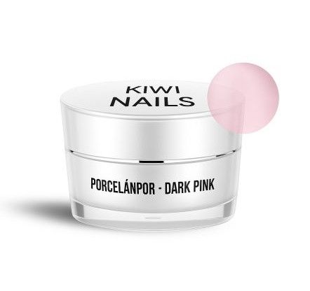 Porcelánpor - Dark pink 10g - Kiwi Nails Porcelánpor - Dark pink 10g - Kiwi Nails