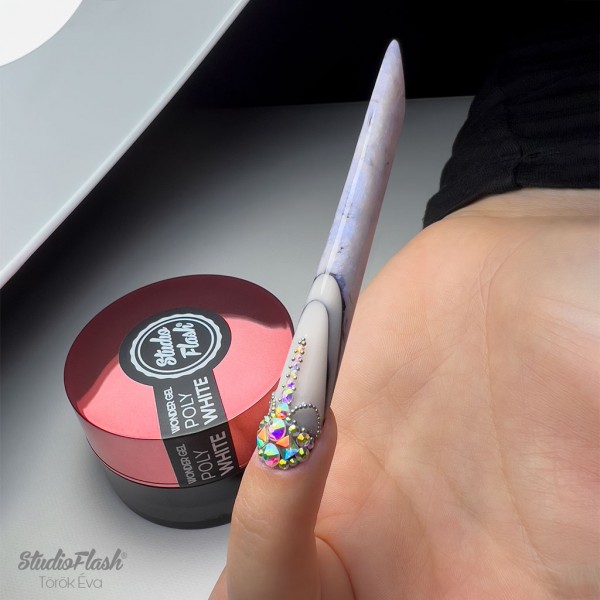 Wonder Gel / Polyacryl zselé - White - 15 g