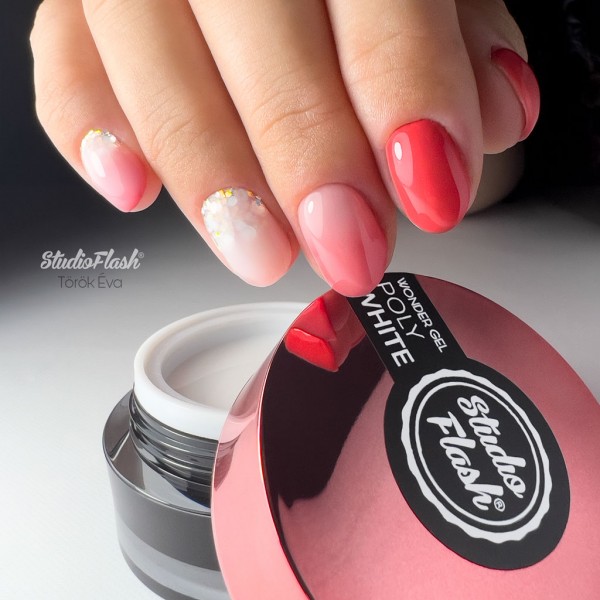 Wonder Gel / Polyacryl zselé - White - 15 g