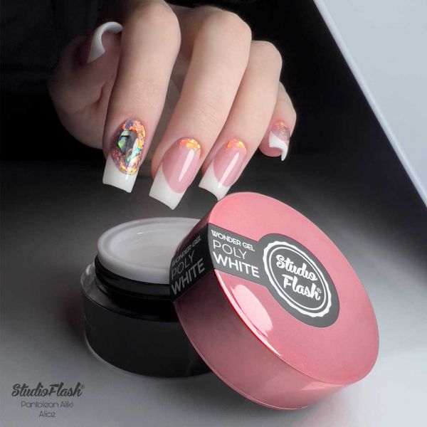 Poly gél Akryl gél fehér white