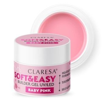 Claresa SOFT n EASY Builder Gel - BABY PINK 45g Claresa SOFT n EASY Builder Gel - BABY PINK 45g
