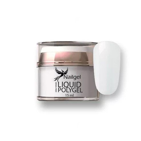 Nailgel - Liquid Polygel 15 ml – PURE - Önterülő, tartós építőzselé
