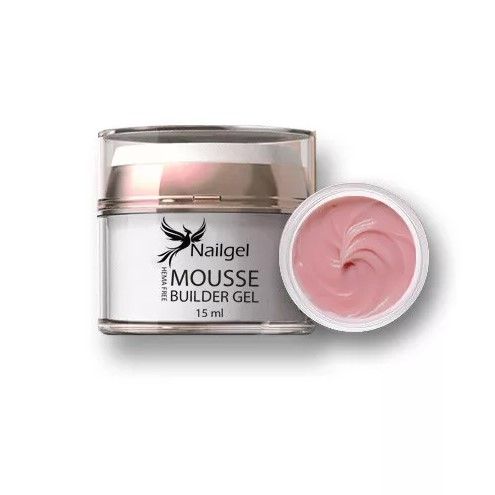 Nailgel - MOUSSE Builder Gel 15 ml - TONE - Sűrű, krémes építőzselé