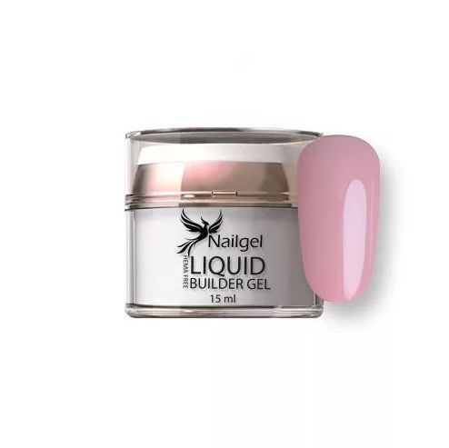 Nailgel - Liquid Builder Gel 15 ml - Frozen Rose - építőzselé