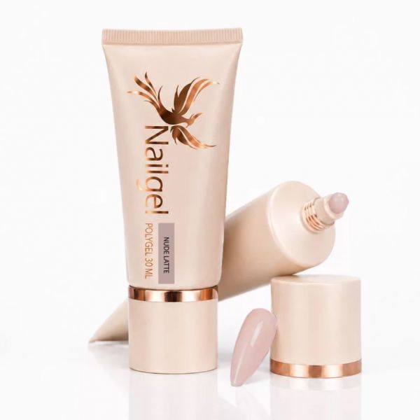 Nailgel - Smart polygel Nude Latte - 30g - Nude polygel