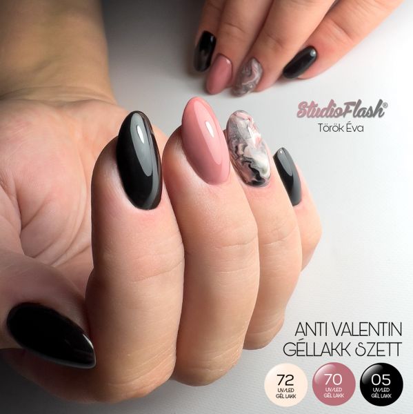 Anti-valentin gél lakk szett