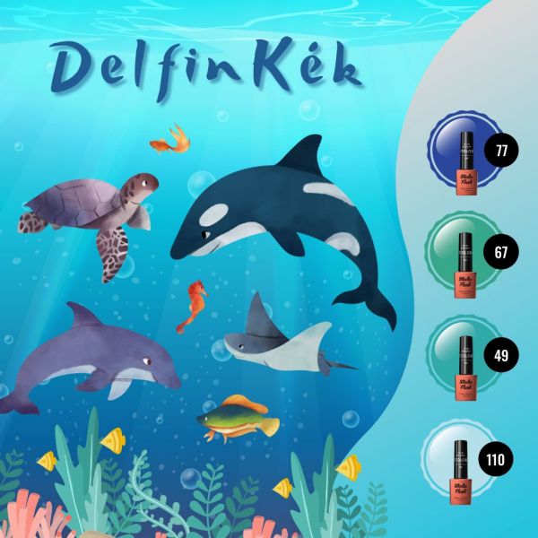 DelfinKék - Kék és türkiz Géllakk Szett