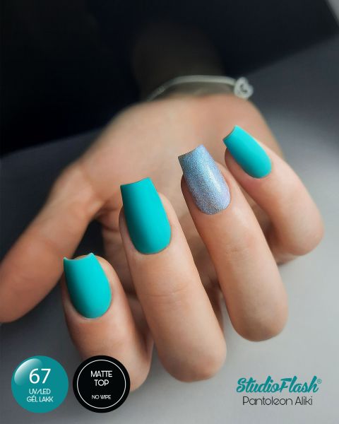 UV/LED Géllakk Color 67 - Nyári Mojito - 12 ml - StudioFlash