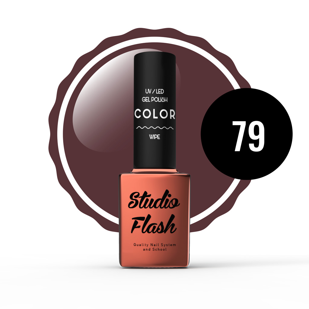 UV/LED Géllakk Color 79 - Bíborbarna Árnyak - 12 ml - StudioFlash