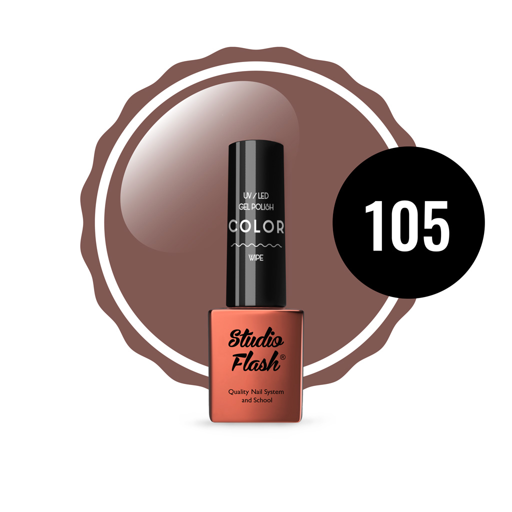 UV/LED Géllakk Color 105 - Olvadó Tejcsoki - 5 ml - StudioFlash