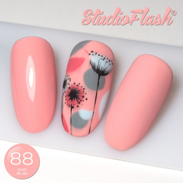 UV/LED Géllakk Color 88 - Szelíd Rózsaszín - 5 ml - StudioFlash